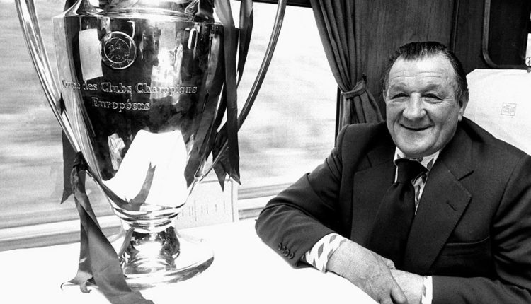 Bob Paisley, former Manager of Liverpool Football Club from 1974 to 1983, during a golden era for the Club