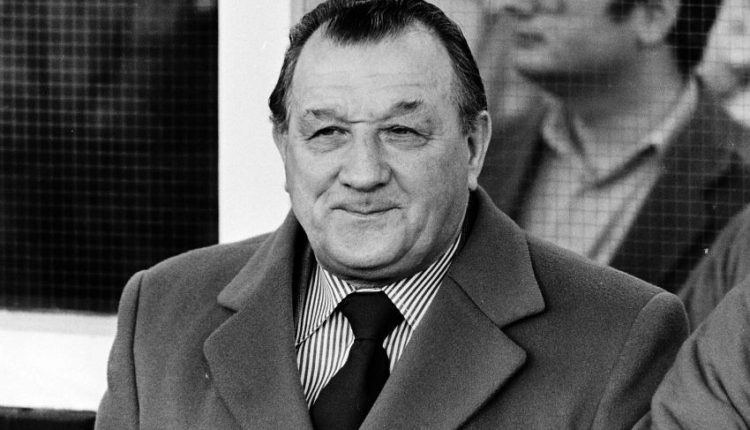 Bob Paisley, former Manager of Liverpool Football Club from 1974 to 1983, during a golden era for the Club