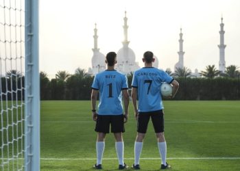 فندق الريتز -كارلتون أبوظبي، القناة الكبرى يفتتح ملعباً لكرة القدم والركبي