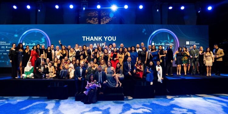 ويبر شاندويك الوكالة الأكثر حصولًا على جوائز في حفل توزيع جوائز مبرة لعام 2022