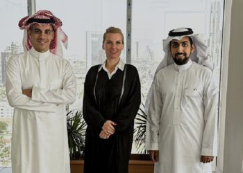 From Left to Right, Faris Aljameel Vice Chairman at One Group, Monika Fourneaux MPRCA, Head of EMEA, Faisal Alquraini COO at One group