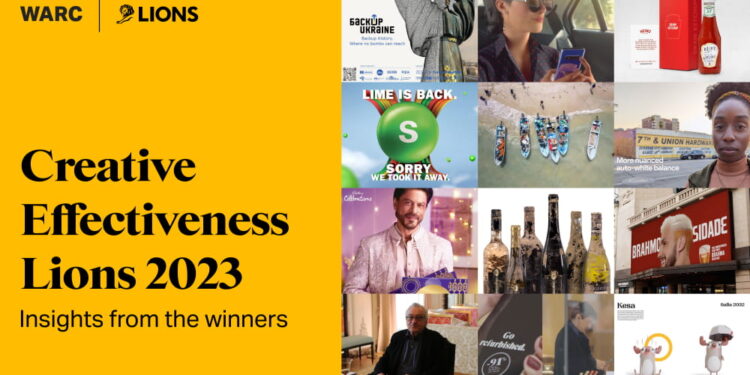 Insights from the Cannes Creative Effectiveness Lions 2023