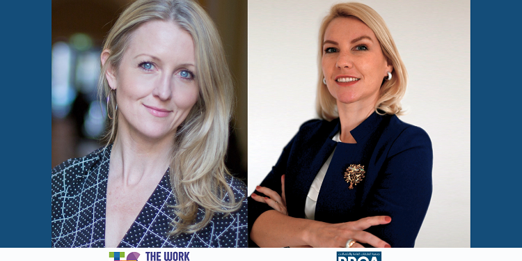 Left to right - Alice Weightman, CEO, The Work Crowd & Monika Fourneaux, Head of EMEA, PRCA