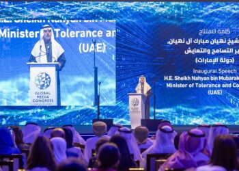 Nahyan bin Mubarak inaugurates 2nd Global Media Congress in Abu Dhabi