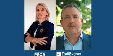 From left to right | Monika Fourneaux, Head of EMEA – PRCA, Seth Hand, Head of Middle East – TrailRunner International