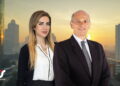 Ayman Sami, Country Head, JLL Egypt, and Anood Haddad, Head of Marketing & Public Relations - MEA & Turkey, JLL